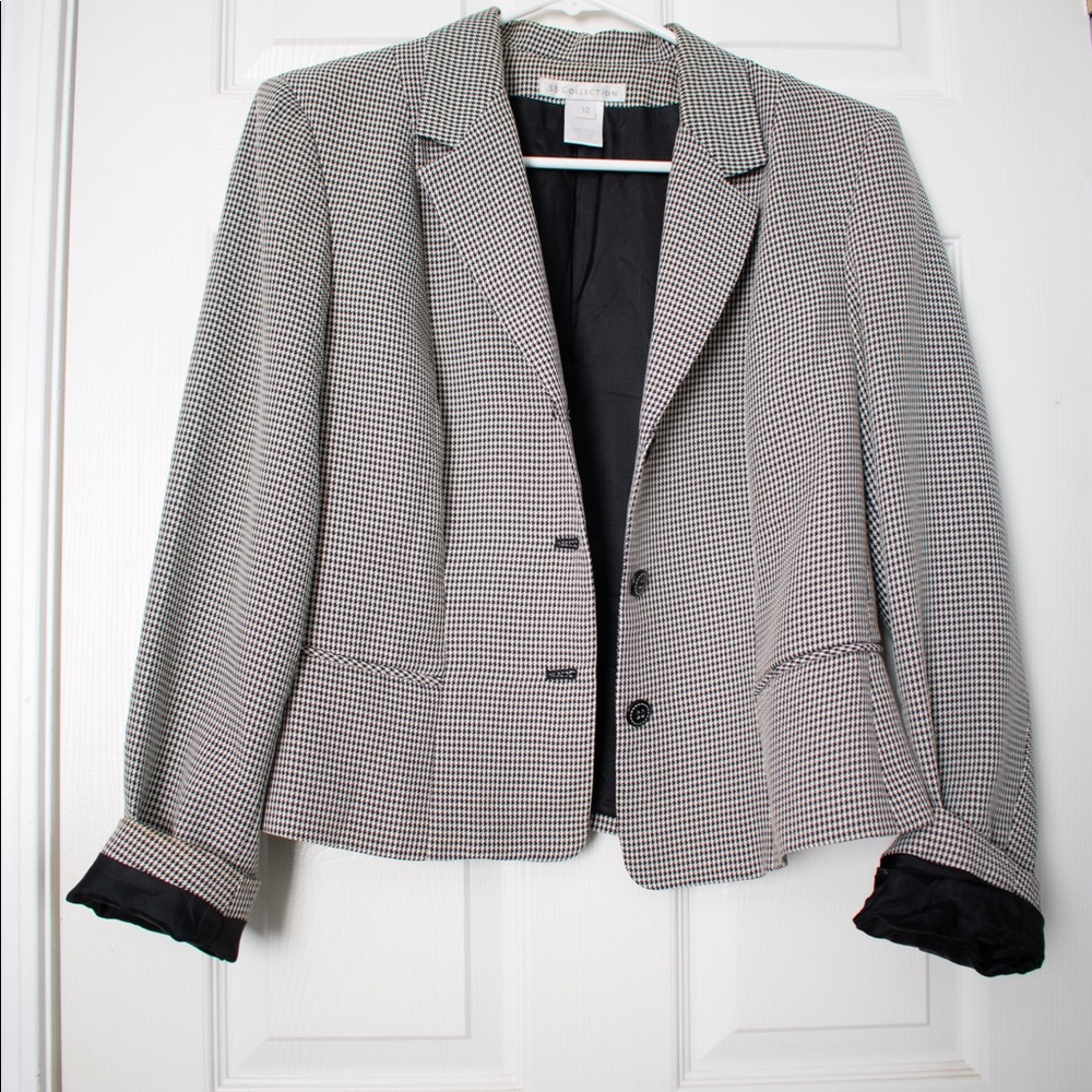 Plaid blazer